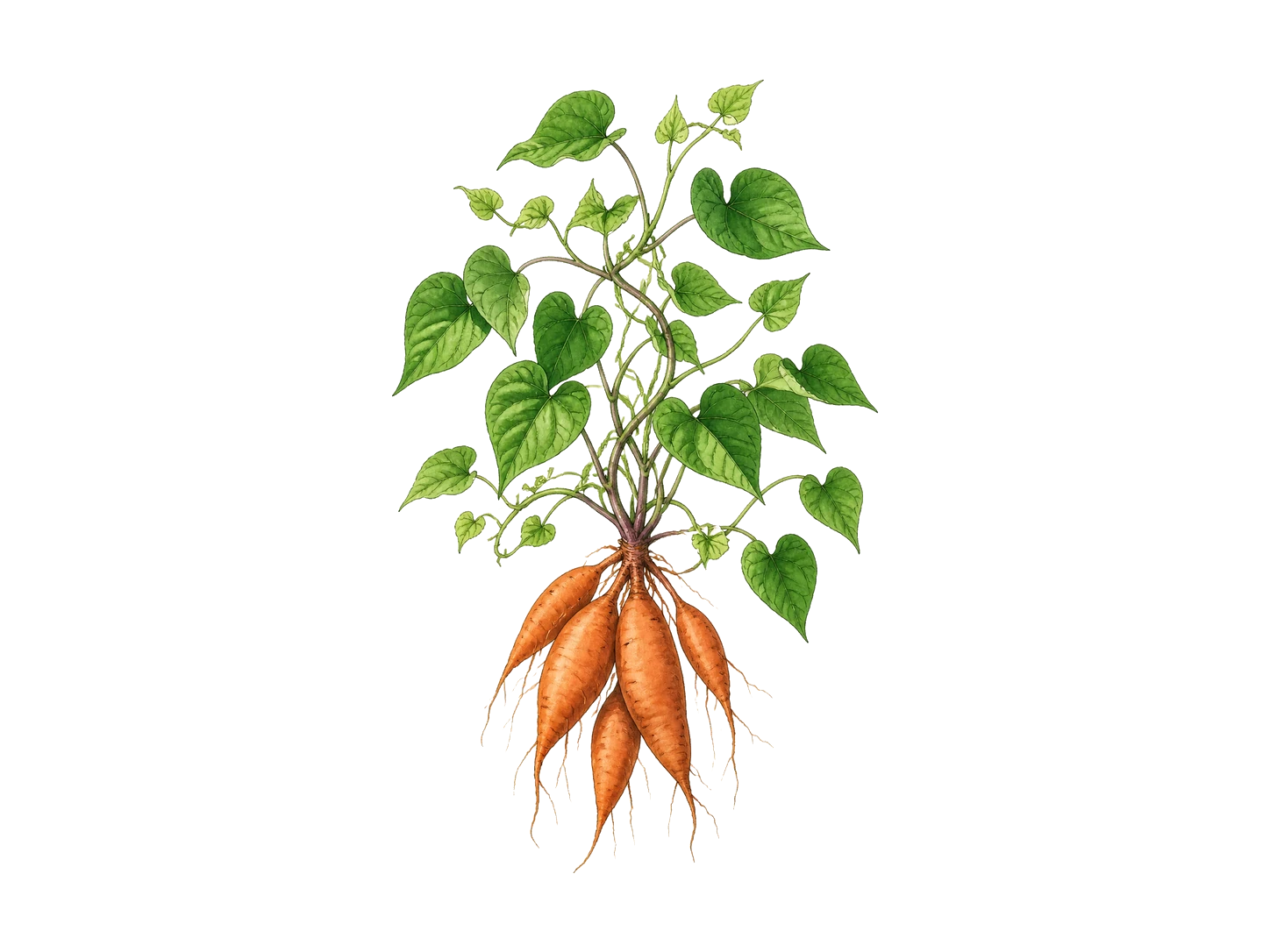 Sweet potato plant